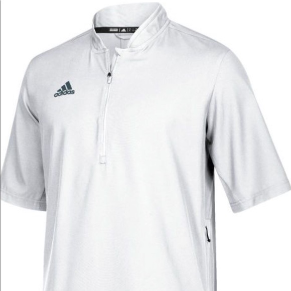 adidas mens white jacket